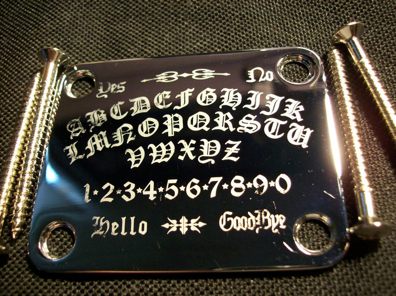 Engraved Strat & Tele Neck Plates ~ Stratocaster Guitar Culture