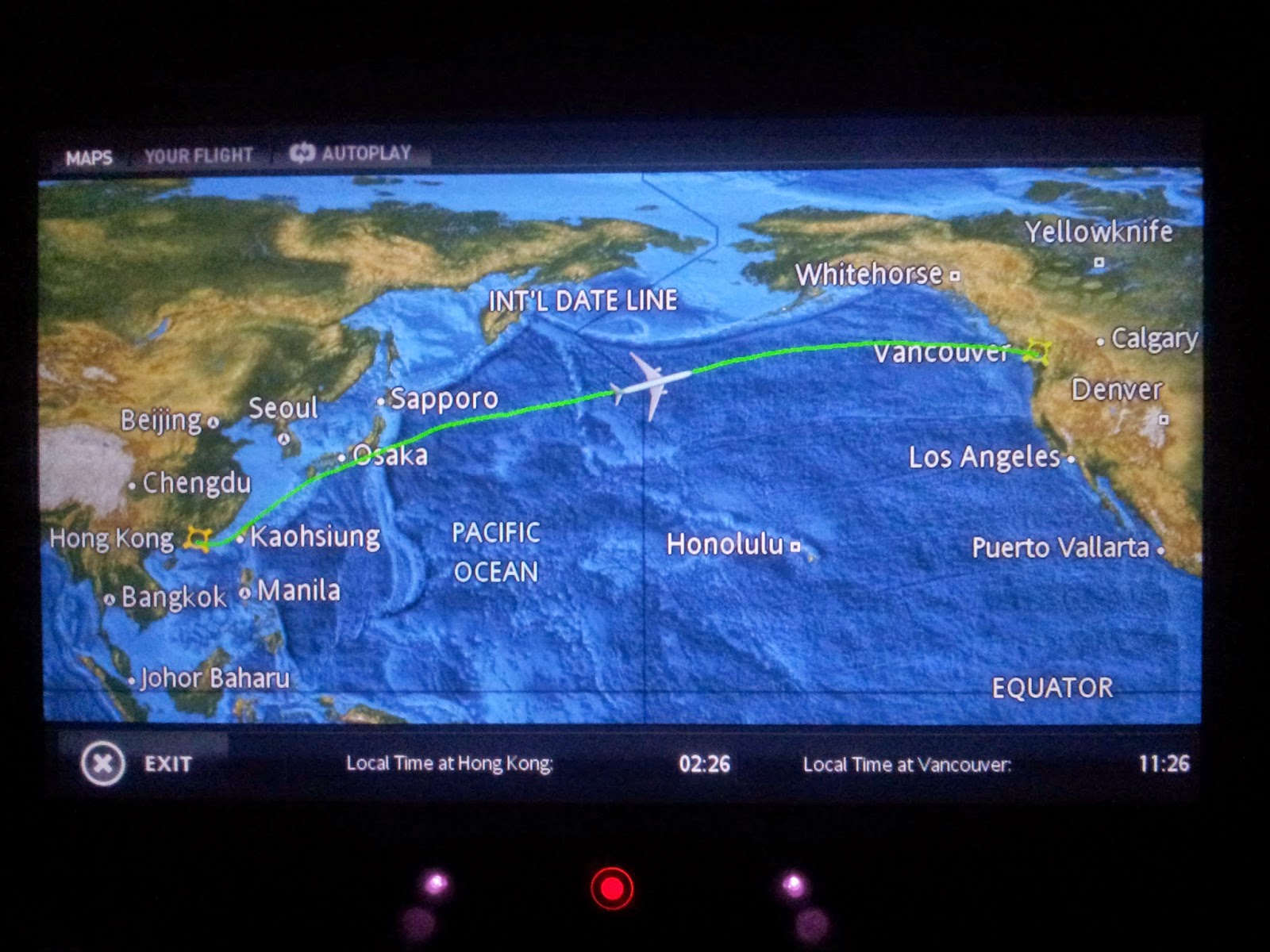 Flight Review Manila to Vancouver via Hong Kong Philippine Flight