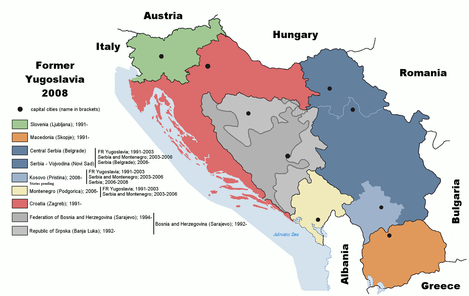 Recursos digitales para Geografía e Historia La desintegración de Yugoslavia