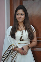 Nayantara, Cute, Latest, Photos, without, makeup, in, white, salwar, suit