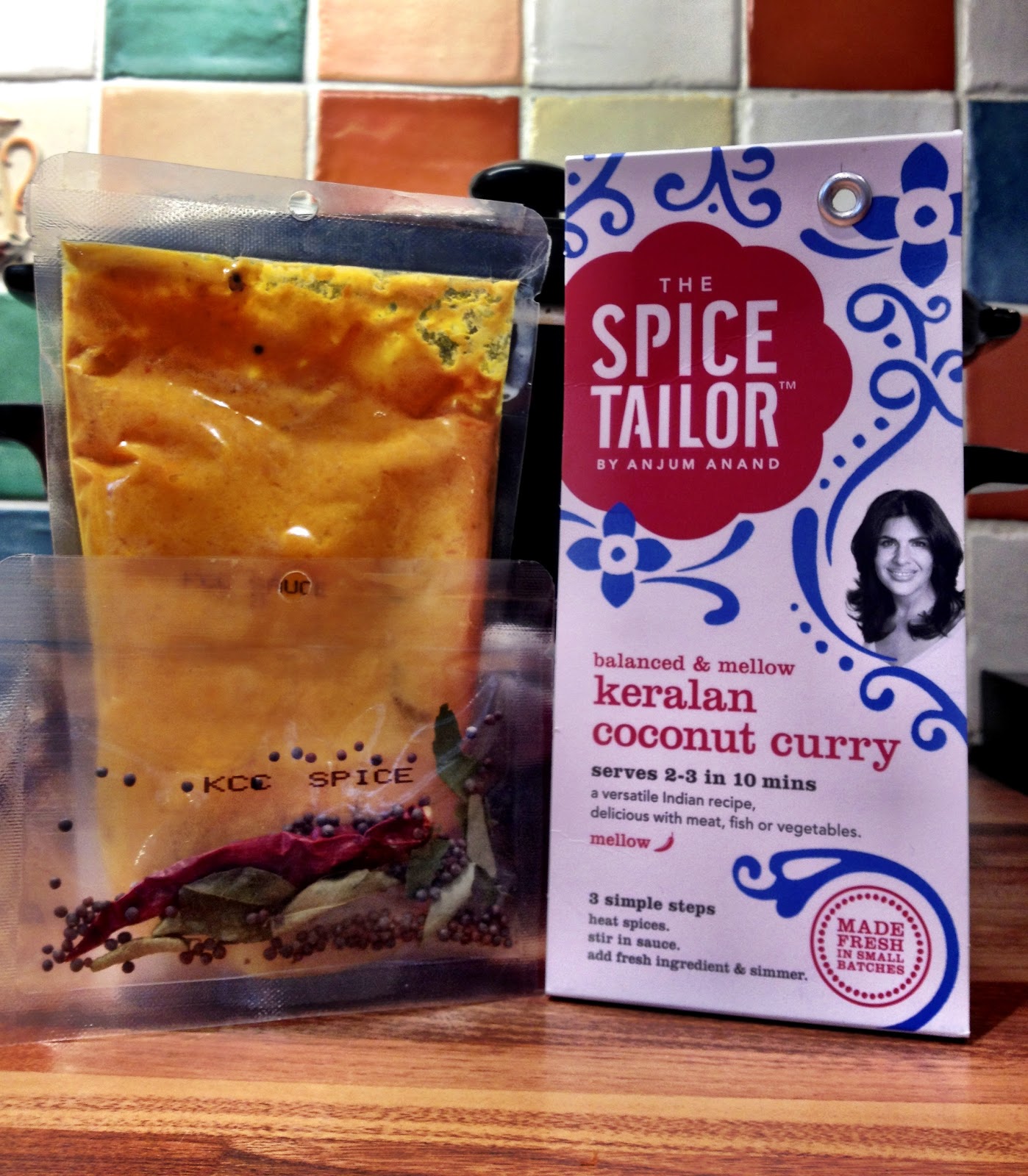JustAnnieQPR Keralan Coconut Curry from The Spice Tailor