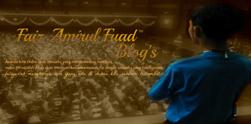 Faiz Amirul Fuad Blog's