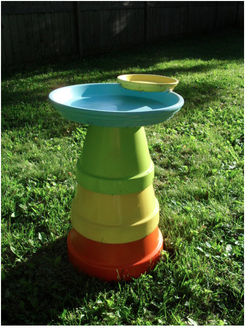 Life Sprinkled With Glitter DIY Bird Bath Under 20