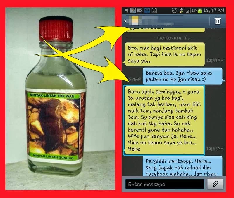 Pembekal Utama Pati Asli Minyak Lintah Belacak Warisan Malaysia Wanita Seksi Suami Sayang