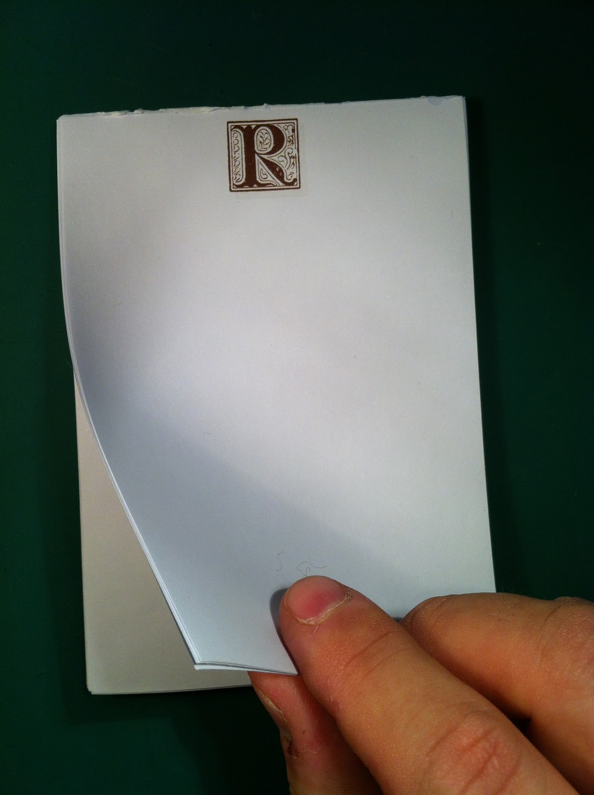 My Life All in One Place Make your own custom paper notepad