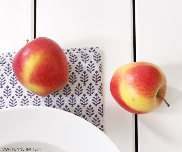 Penne im Topf Apfel Risotto