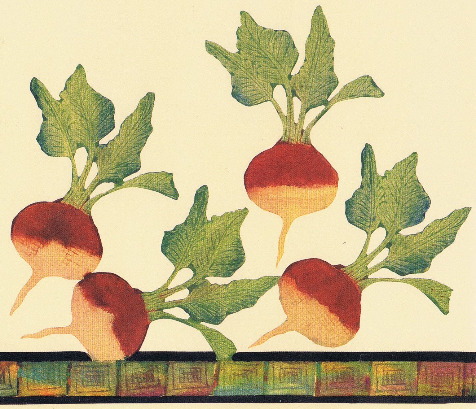 Black and White Potato Prints