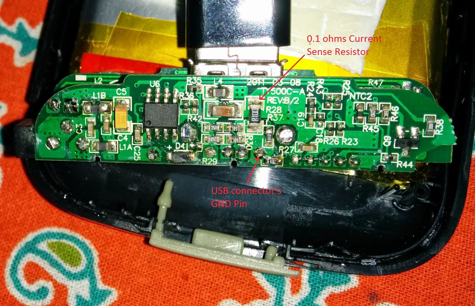 Replacing the current sense resistor in Portable Chargers/Power Banks