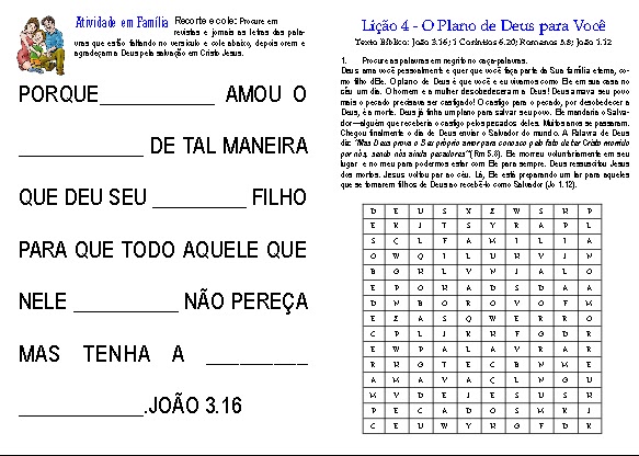 EBD Infantil: Ensinando para transformar vidas!: Jogo da Velha