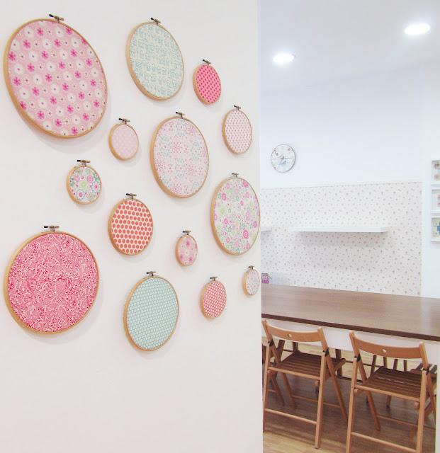 Cosiendolunares costura y patchwork: decoración con bastidores