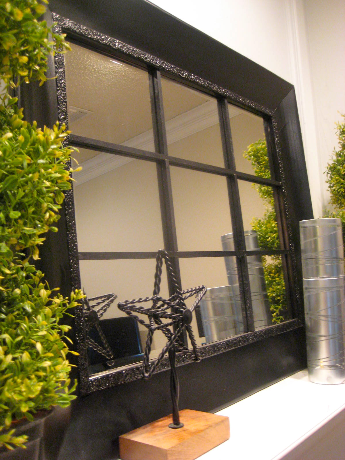 Therapy. Everyone needs some. Window Mirror DIY