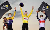 PODIUM TOUR DE FRANCIA 2020.