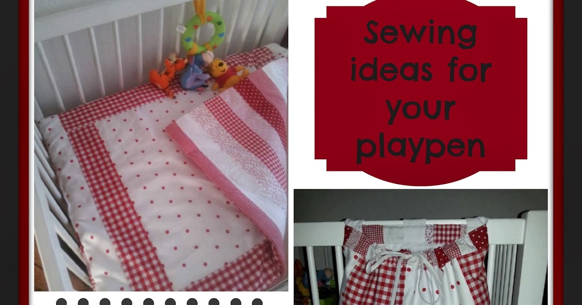 Marly Design DIY playpen blanket and toys bag