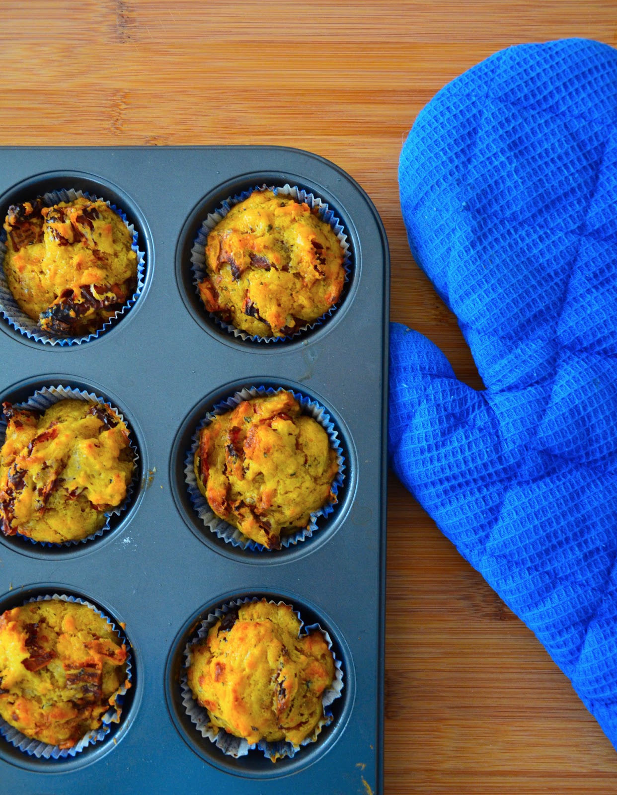 muffin con pomodori secchi