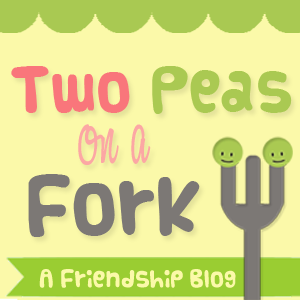 Two peas on a fork