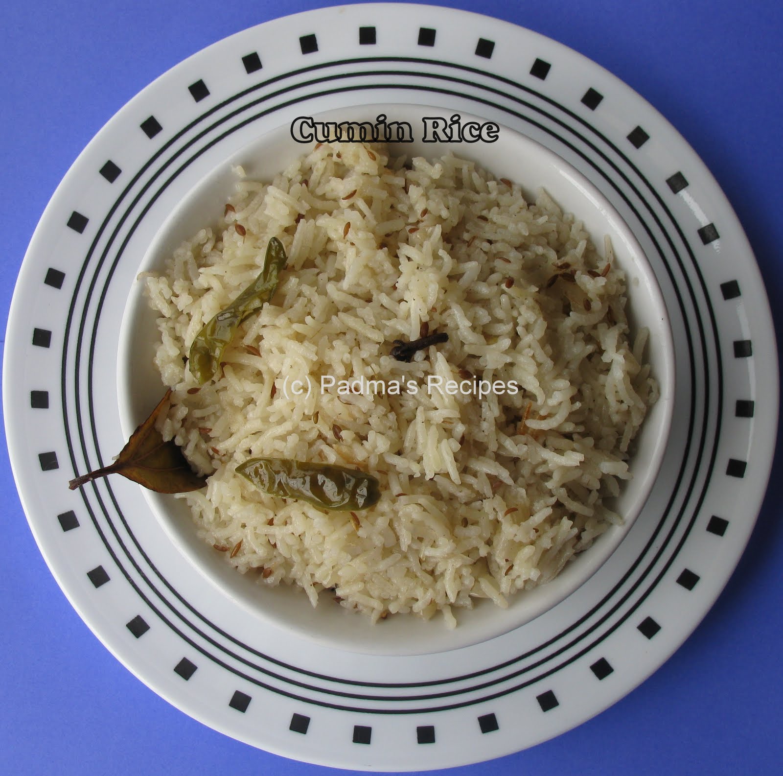 Padma's Recipes CUMIN RICE