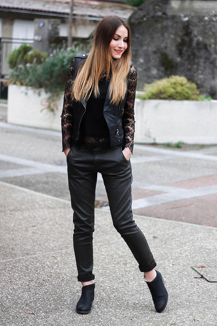 leather outfit