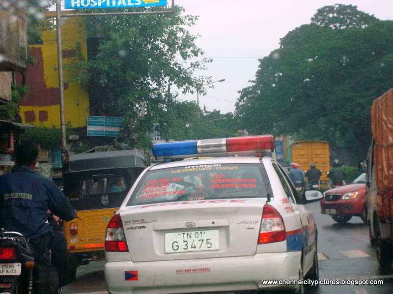 Chennai City Pictures Chennai City Police Car