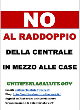 NO AL RADDOPPIO DELLA CENTRALE IN MEZZO ALLE CASE. Aiutateci a diffondere  questo  imessaggio