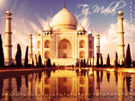 Taj Mahal Image Title : bestwallpapersfordeskt…