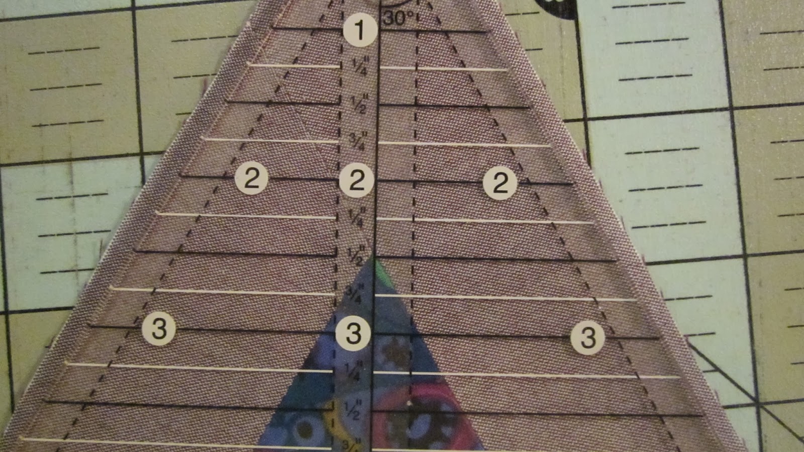 Quilt Paradigm Triangles Log Cabin Style