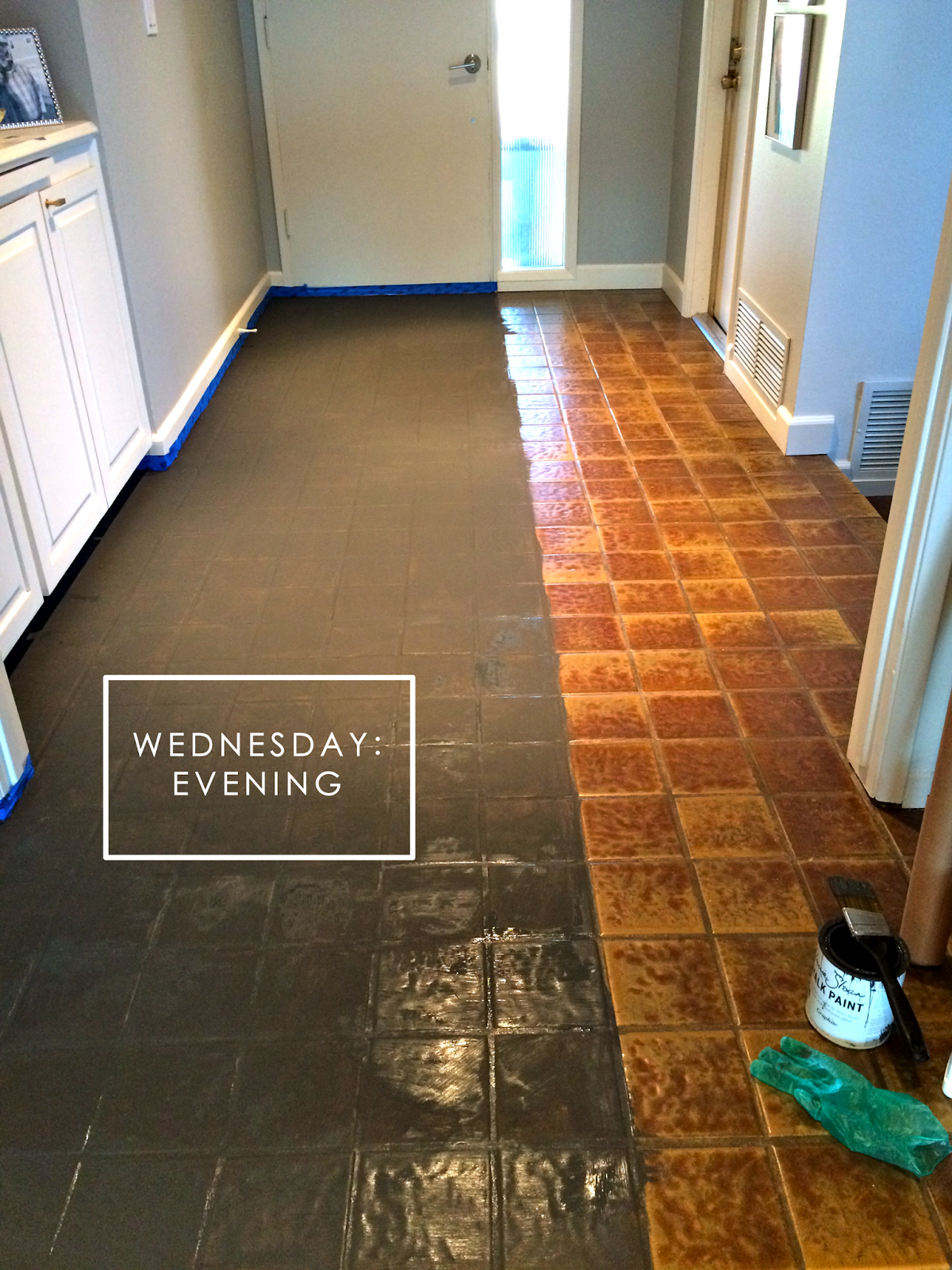 Project Fail Painted Tile Floors Holtwood Hipster