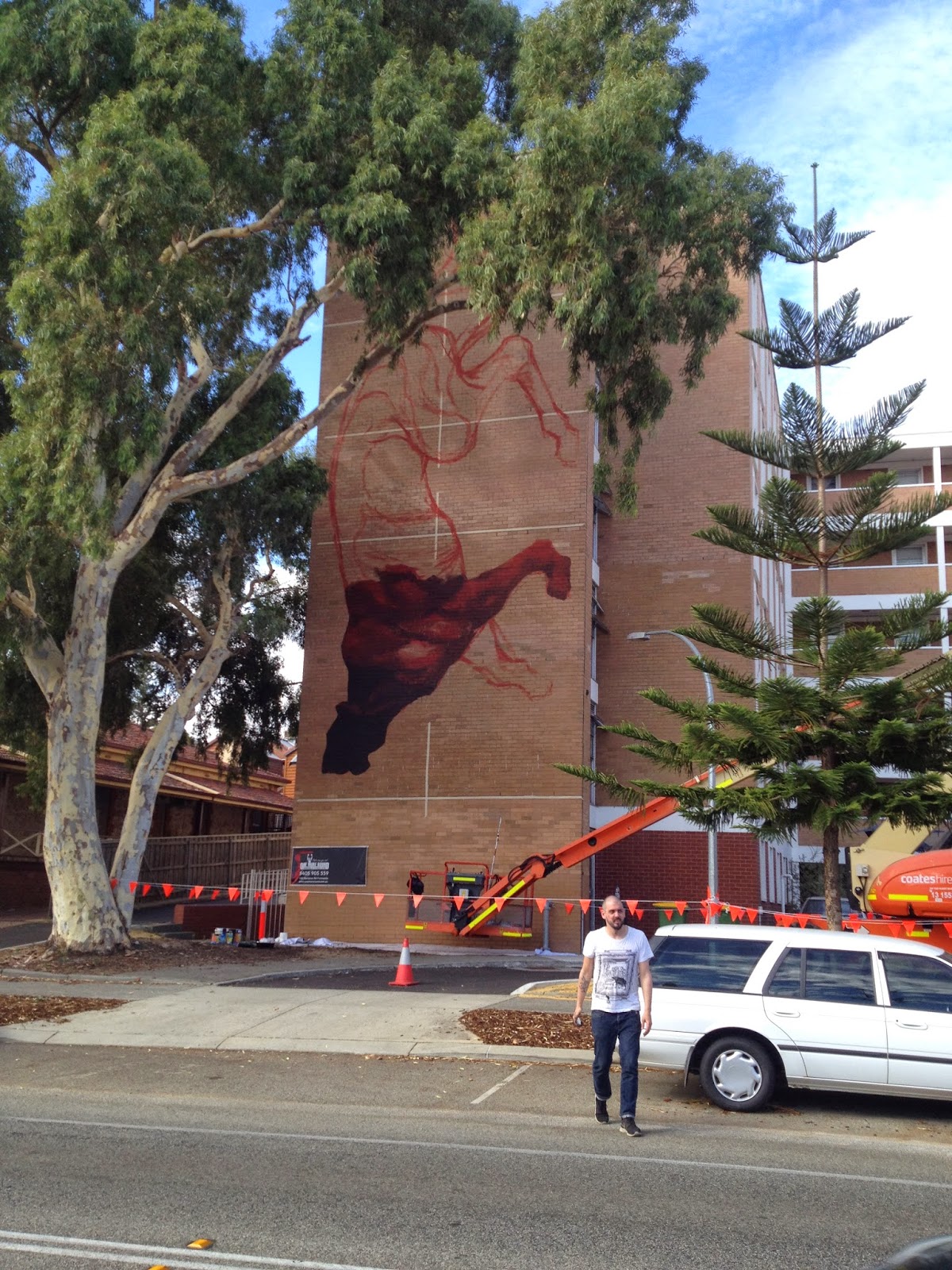 JAZ "Moving Forward" New Mural Perth, Australia StreetArtNews