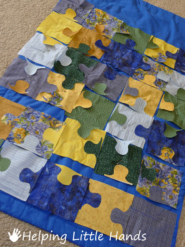 Pieces by Polly Blogger's Quilt Festival Entry Jigsaw Puzzle Quilt