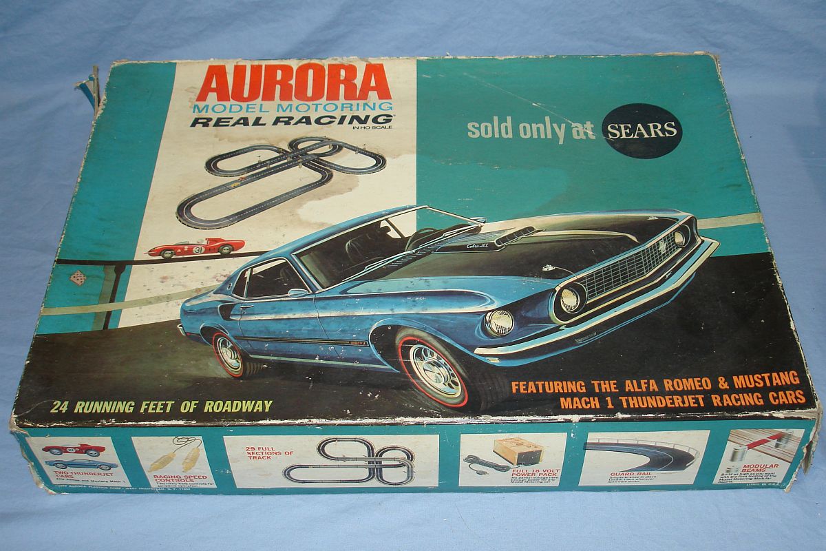 aurora ho race car sets