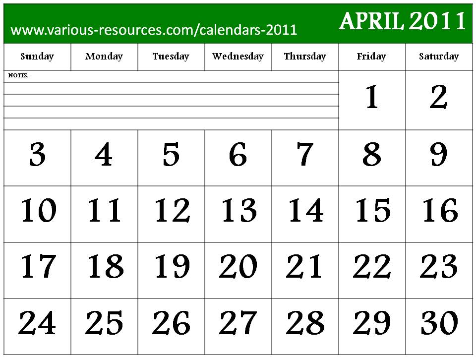 APRIL 2011 CALENDAR TEMPLATE free april 2011 calendar template. APRIL 2011 CALENDAR TEMPLATE
