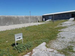 A section of the main prison on "Robben Island".
