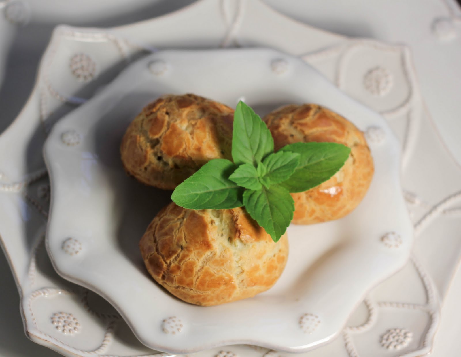 Blue Cheese Gougères That Skinny Chick Can Bake