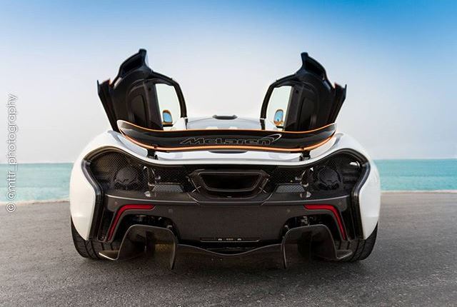 White And Orange Mso Mclaren P1 Looks Superb