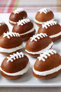 Football Shaped Cupcakes Football Shaped Cupcakes