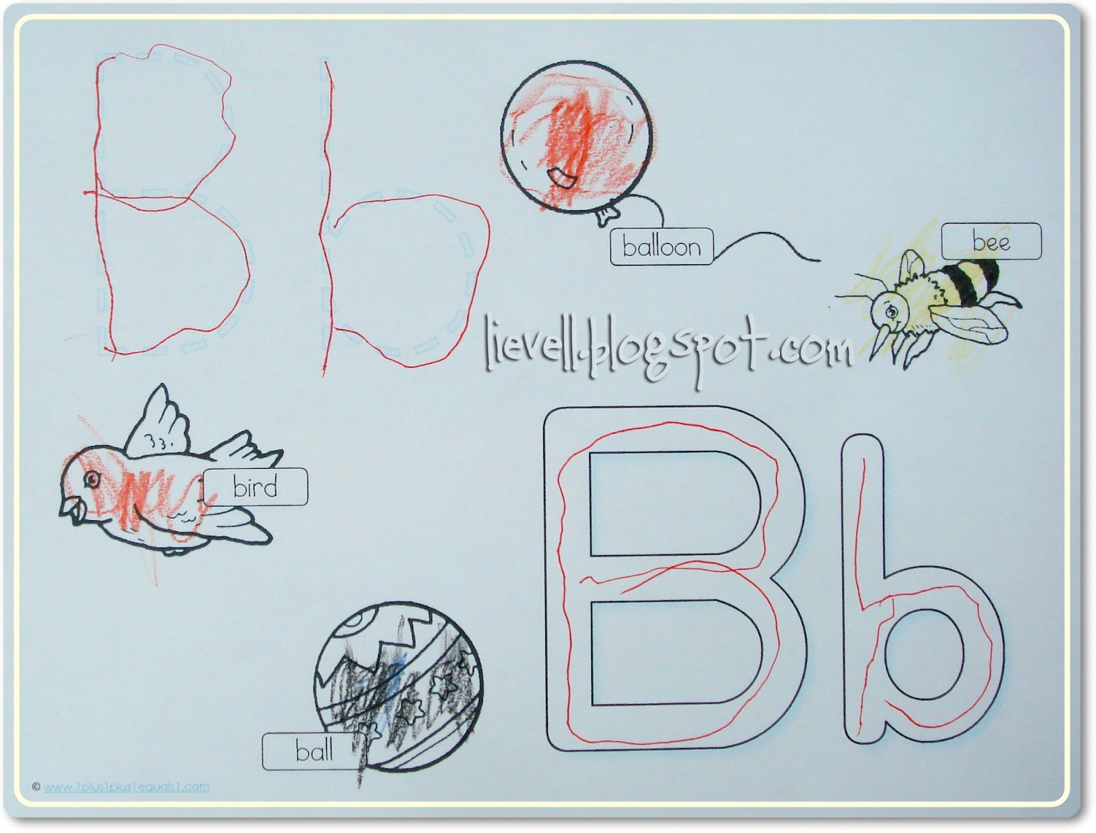 Preschool : Letter B - Lievell