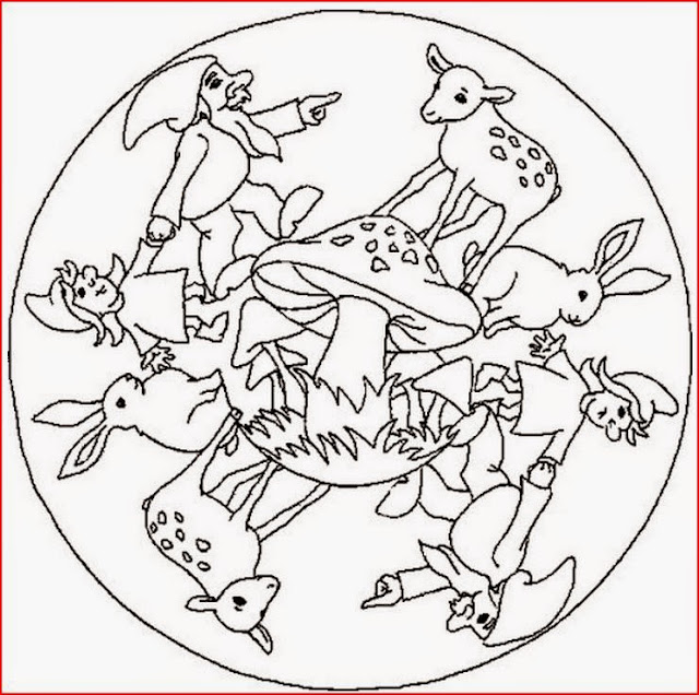 free printable mandala animal coloring pages coloring.filminspector.com