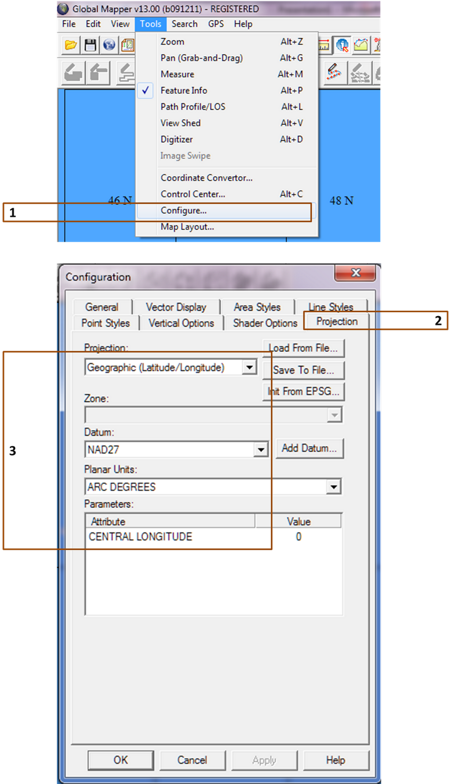 Coordinate Converter Tool Global Mapper Global Mapper Indonesia