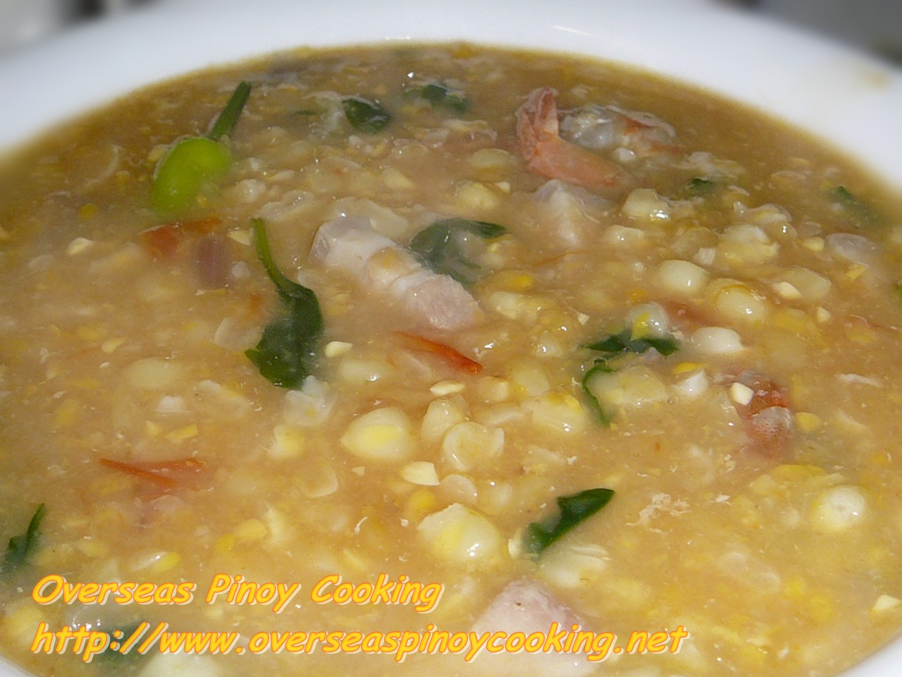 Overseas Pinoy Cooking Suam na Mais, Pinoy Corn Soup