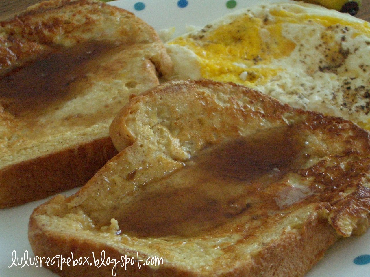 Leesh & Lu's Recipe Box French Toast {Cooked in Coconut Oil }