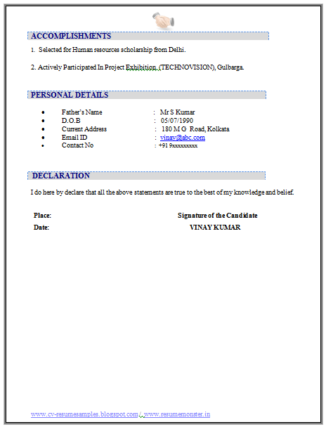 declaration statement for resume 10000 cv and resume sles with free declaration statement for resume 10000 cv and resume sles with free