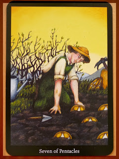 seven of pentacles Anna K tarot