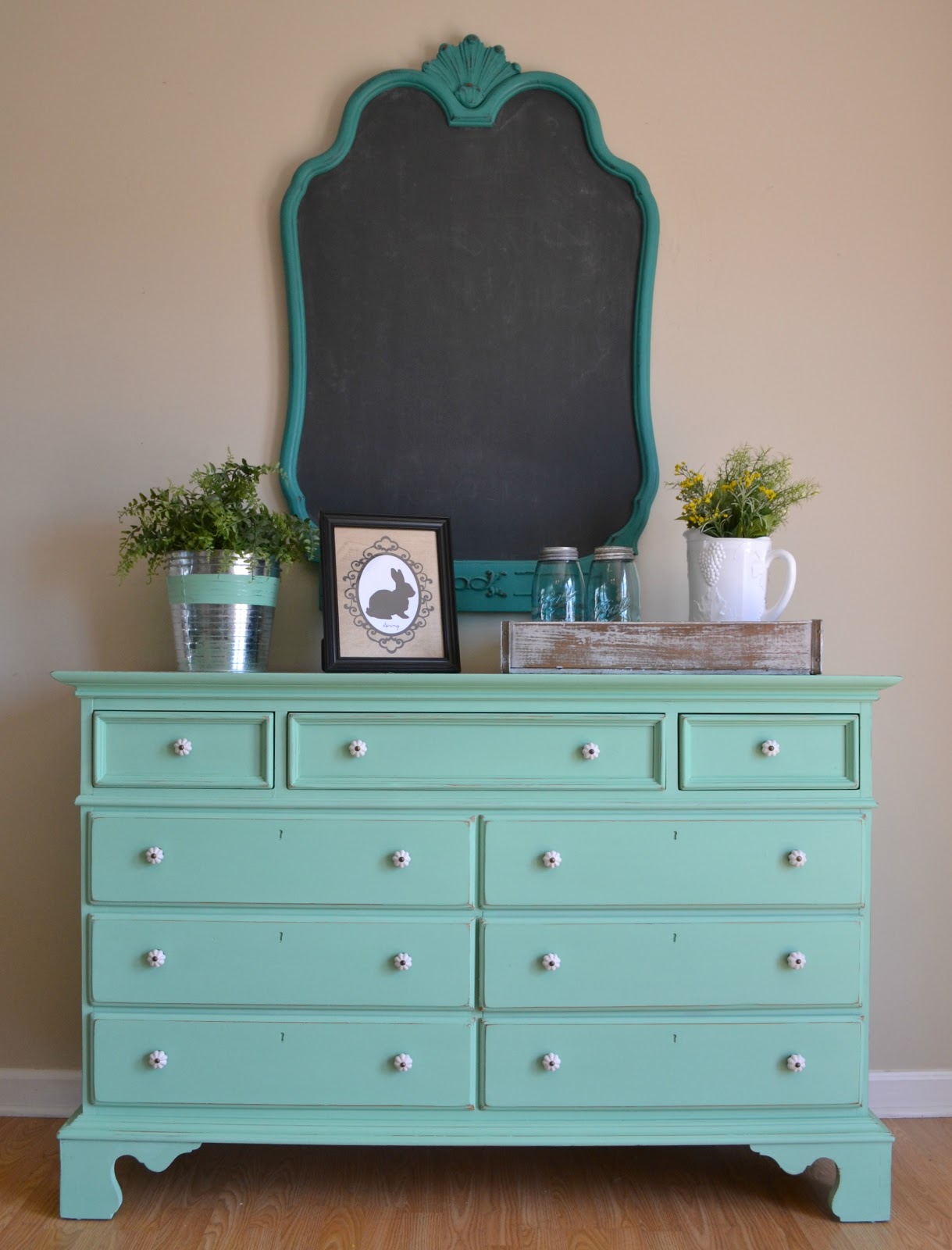 Funky Junk Mint Dresser