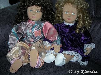 Puppen "Josephine und Sophia"