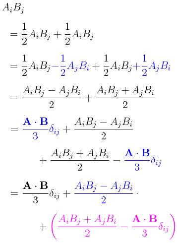 La Mecánica Cuántica Operadores tensoriales