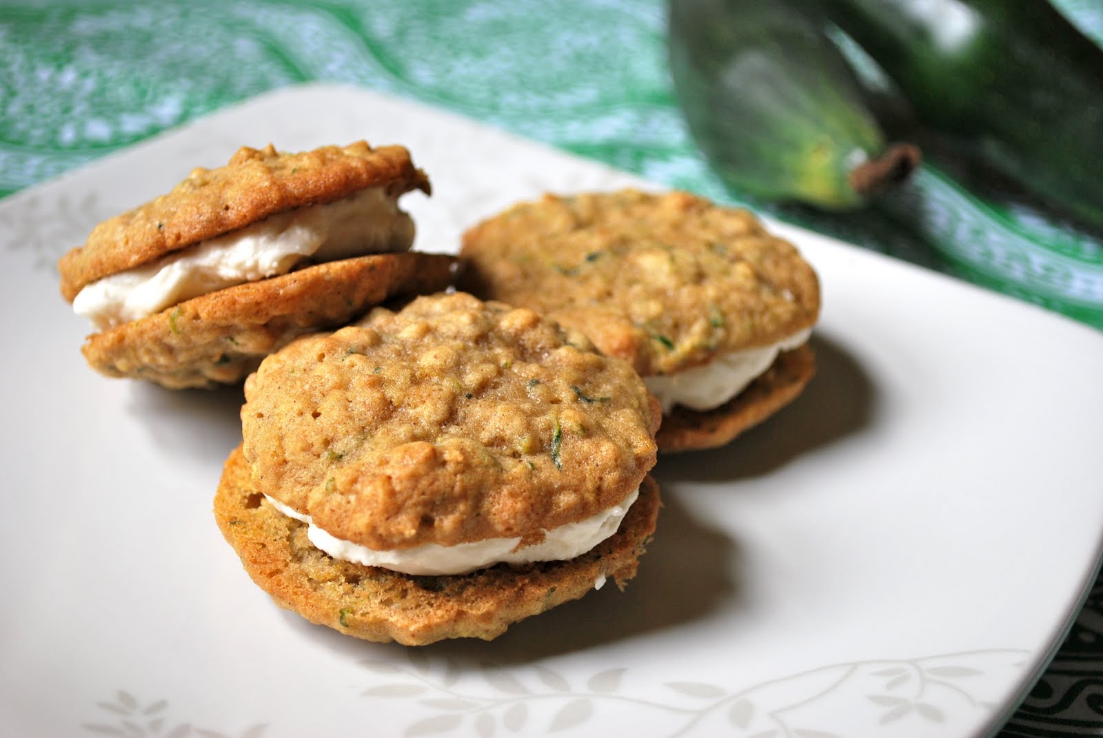 Joyful Baker Zucchini Cake Sandwich Cookies
