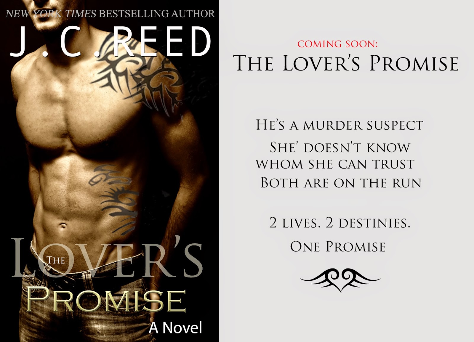 JC Reed, Author The Lover's Promise Read Chapter One now!