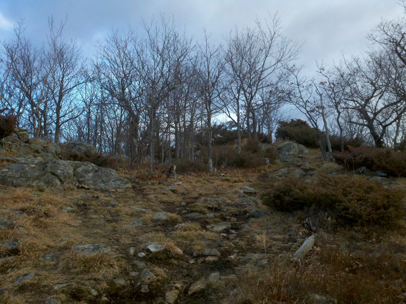 Off on Adventure Shelving Rock Mountain 12/16/11