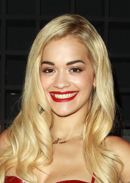 Rita Ora Hot in Red Dress at 2013 Sony Xperia Access Launch Party