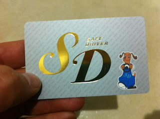 SD Card, Japan. Safe Driver Card, Japan.