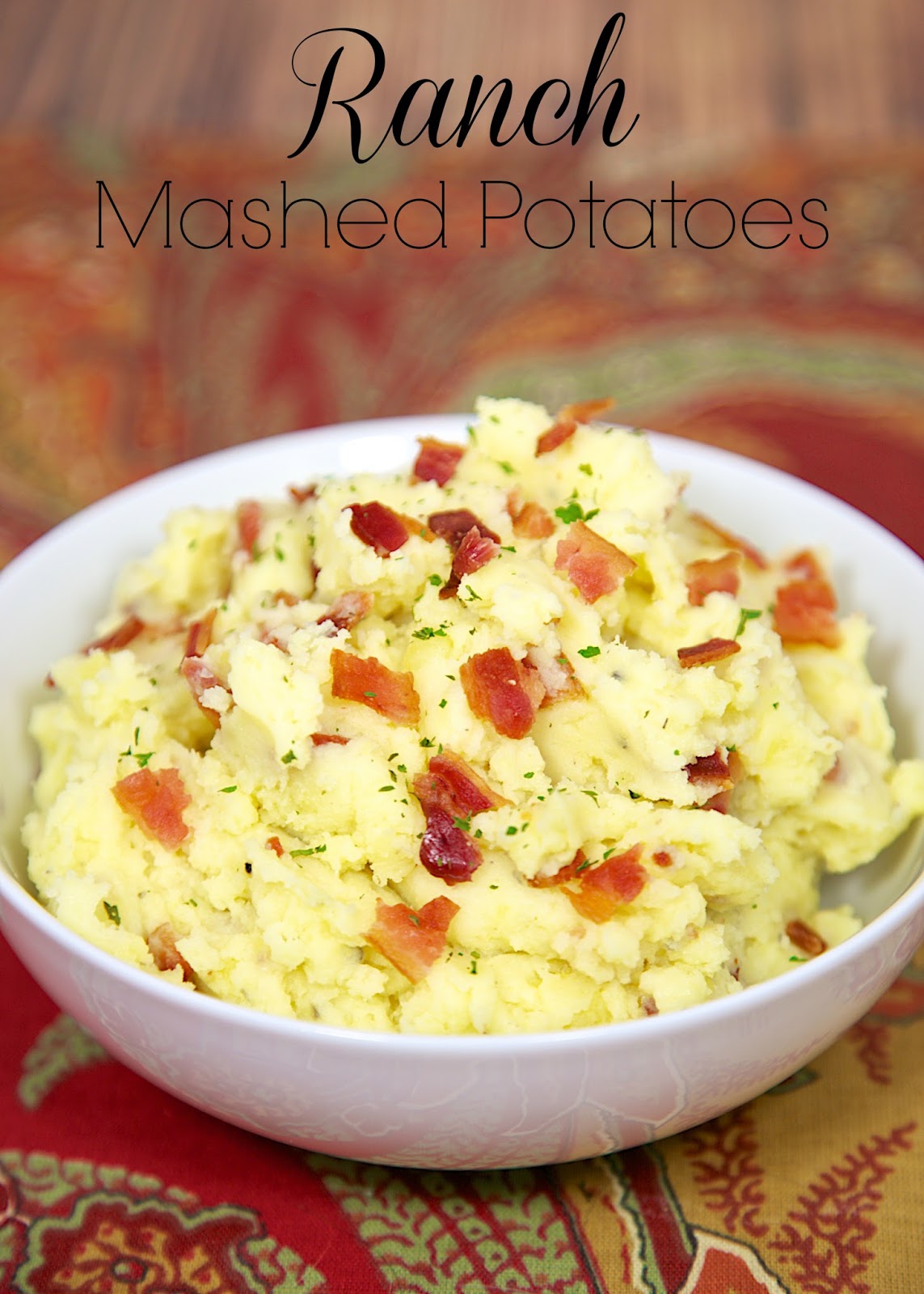 Ranch Mashed Potatoes Plain Chicken